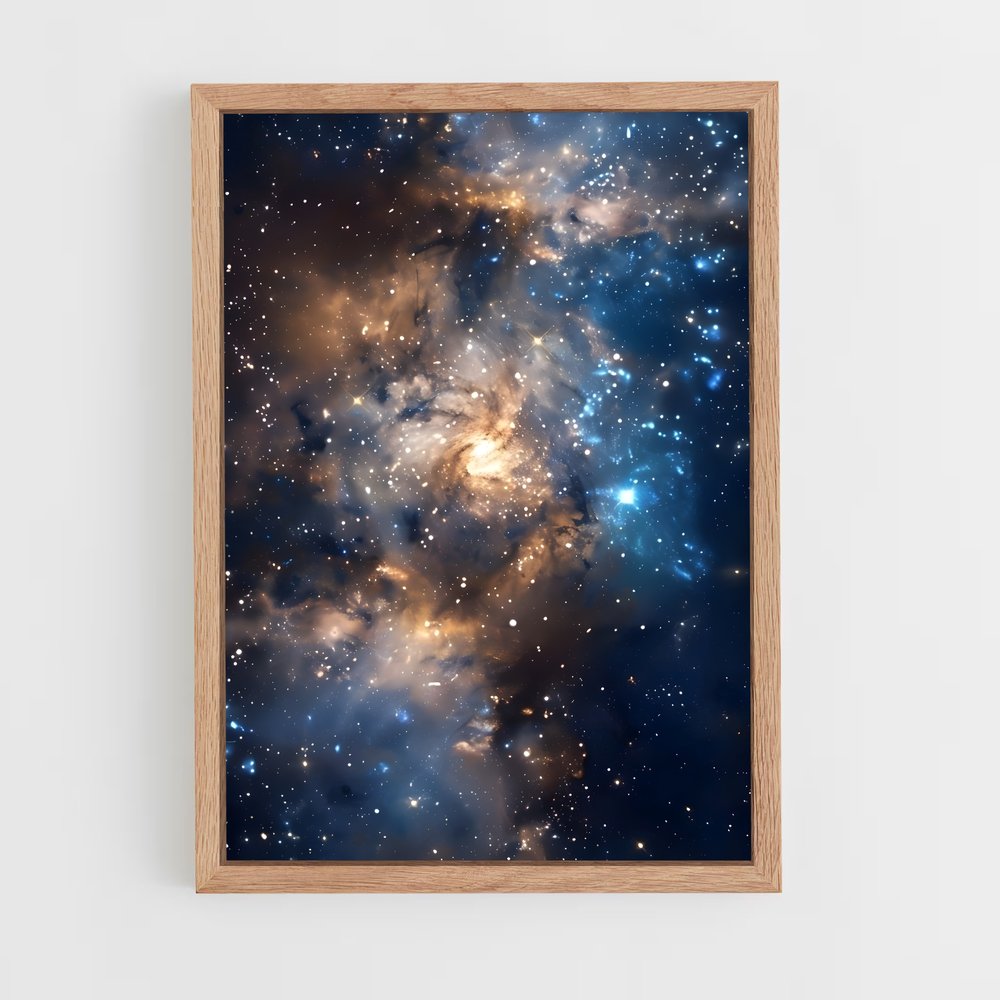 Poster Magnifique amas de galaxies (vue 4)